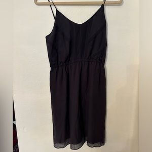 Madewell detailed navy dress